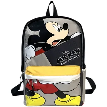 26X38X14 см Новый детский рюкзак с Микки Маусом из мультфильма Диснея, мини-школьный ранец для девочек и мальчиков, милая сумка через плечо