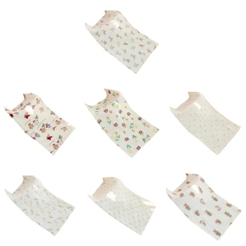 4-Слойное детское полотенце, подвешиваемая тряпочка для мытья, полотенце от слюны новорожденного, салфетка для чистки лица