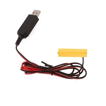 Кабель USB от 5 В до 1,5 В LR6 AA AA Элиминаторы Заменяют 1 шт. Батарейки 1,5 В AA для светодиодного Фонаря Dropship